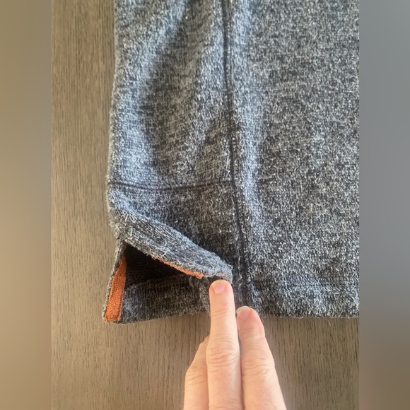 Woolrich Mens Knit Pullover Long Sleeve Grey Sweater Snap front Size XL - Picture 9 of 11